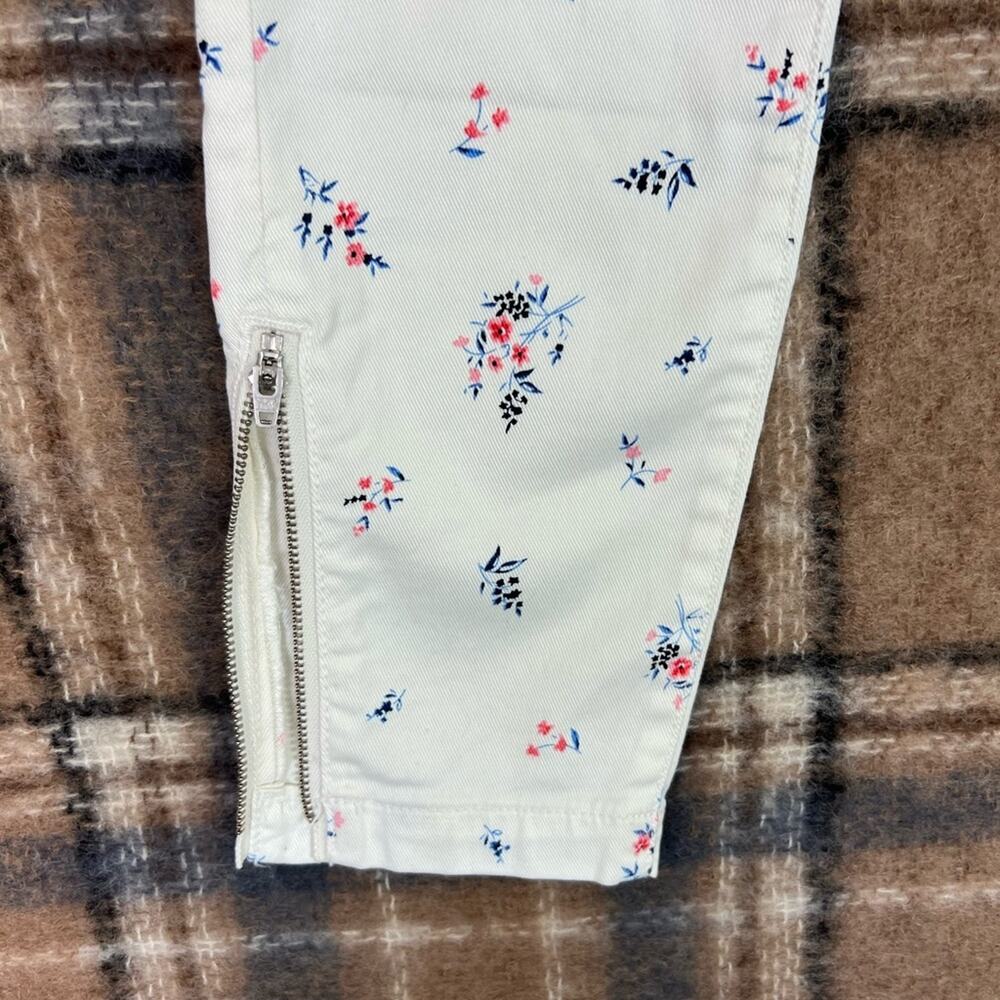Joie Jeans Womens 27  Park Skinny Floral Cargo Pocket Pant Jeans, Bottom Zippers - Picture 4 of 16